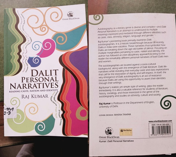 Book Review of Dalit Personal Narratives